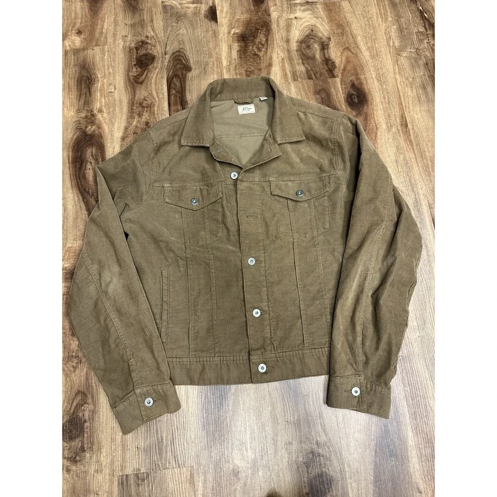 J.Crew Men's Stretch Corduroy Trucker Jacket Large